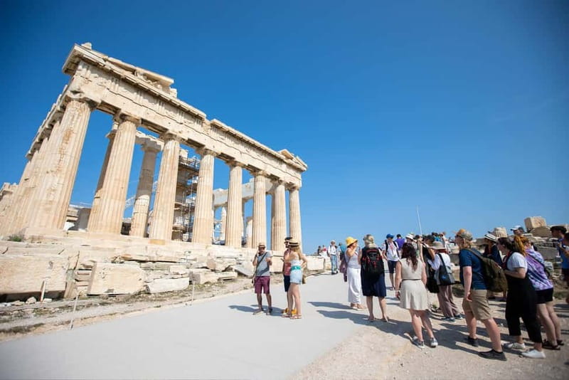 Acropolis, Parthenon & Athens Old City Heritage Walking Tour - Starting below the Acropolis at the Theatre of Dionysus