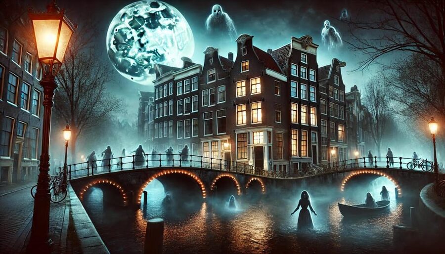 Amsterdam: Ghost Walking Tour and Dark History - Begijnhof and the city behind its calm facade