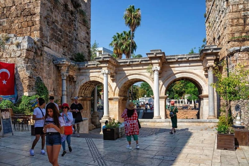 Antalya: Old Town Walking Tour with Turkish Tea and Baklava - Hidirlik Tower above the Mediterranean