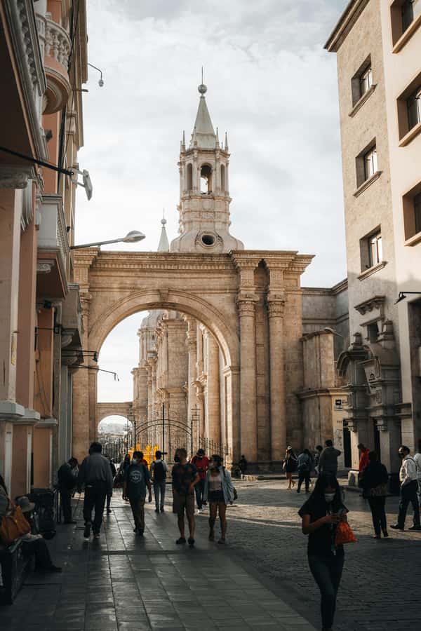 Arequipa: Walk through the Historic Center of the City - The Cathedral gives you the city’s grand opening