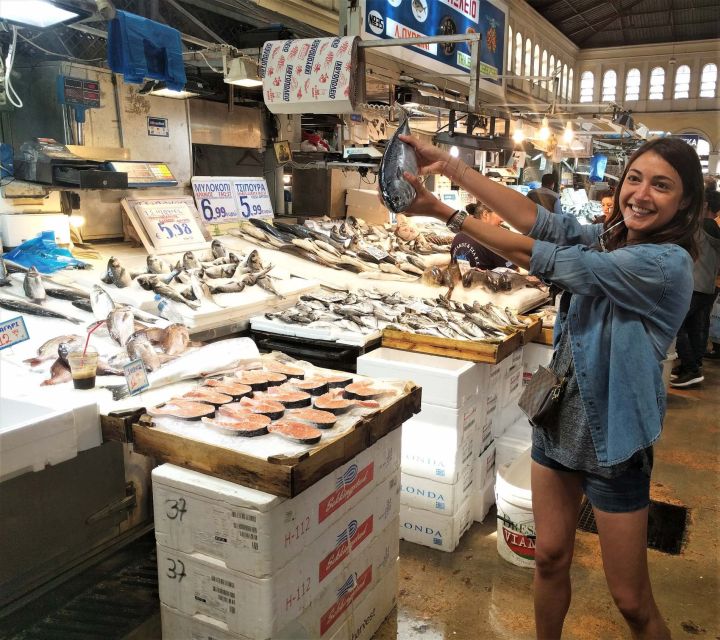Athens: Authentic Greek Food Walking Tour - Evripidou and the seated meze meal
