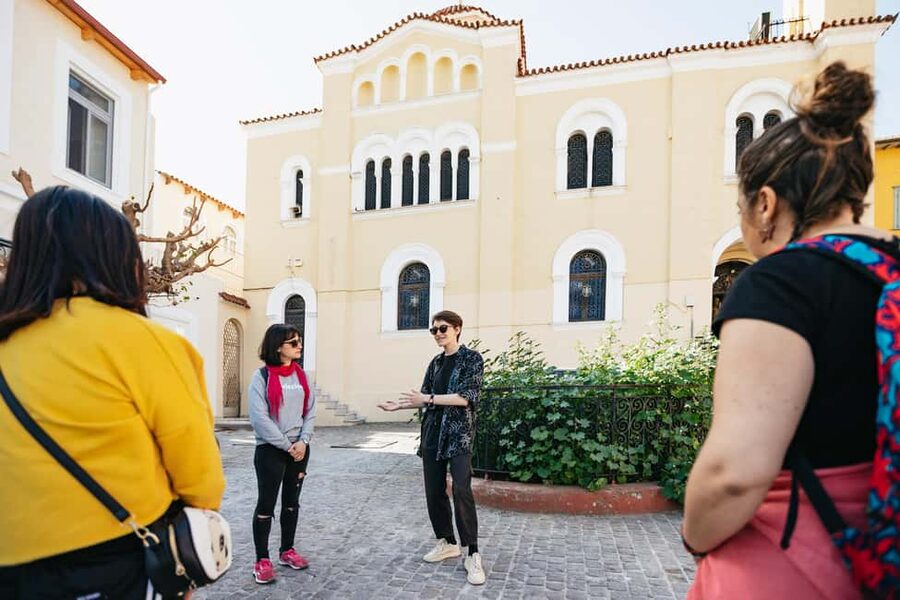 Athens: Women in Ancient Greece Guided Walking Tour - The Gate of Athena Archegetis and the power of myth