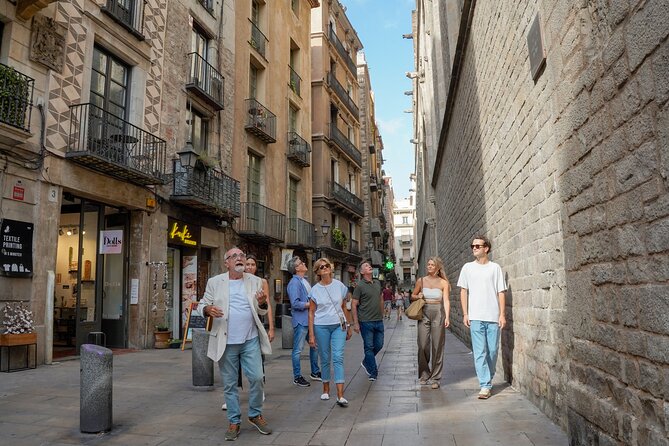 Barcelona Tapas and Wine Experience Small-Group Walking Tour - Moving through the Old City with a guide