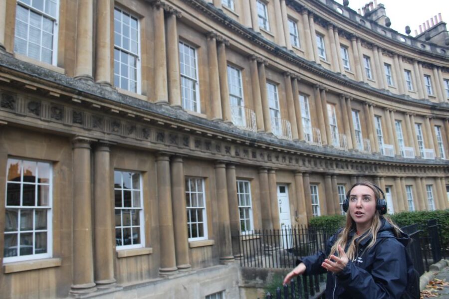 Bath: Bridgerton Filming Locations Walking Tour with Music - Starting beside the Bath World Heritage Center