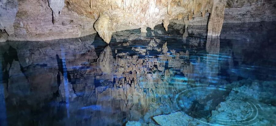 Bayahibe: National Park Jungle Walk & Snorkeling in Cenotes - The cave descent and one hour in the water