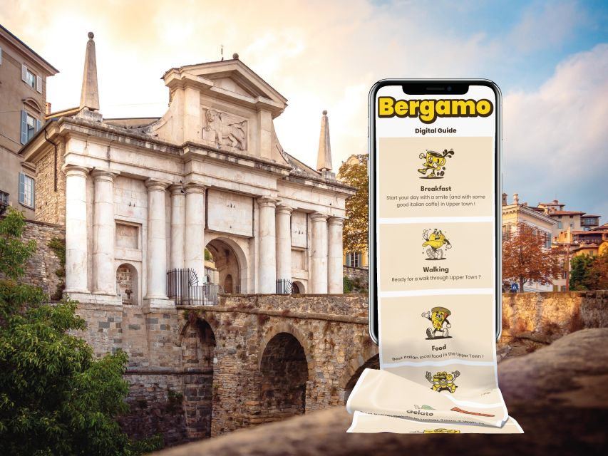 Bergamo: Digital Guide made by a Local for your walking tour - Phone, internet, and route planning