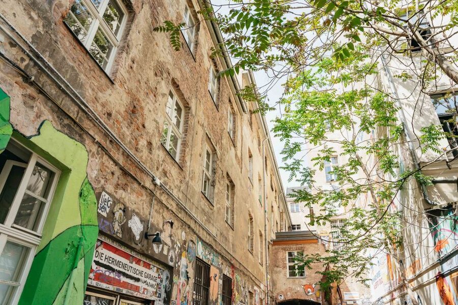 Berlin: Hidden Backyards Guided Walking Tour - Hackesche Höfe, polished and popular