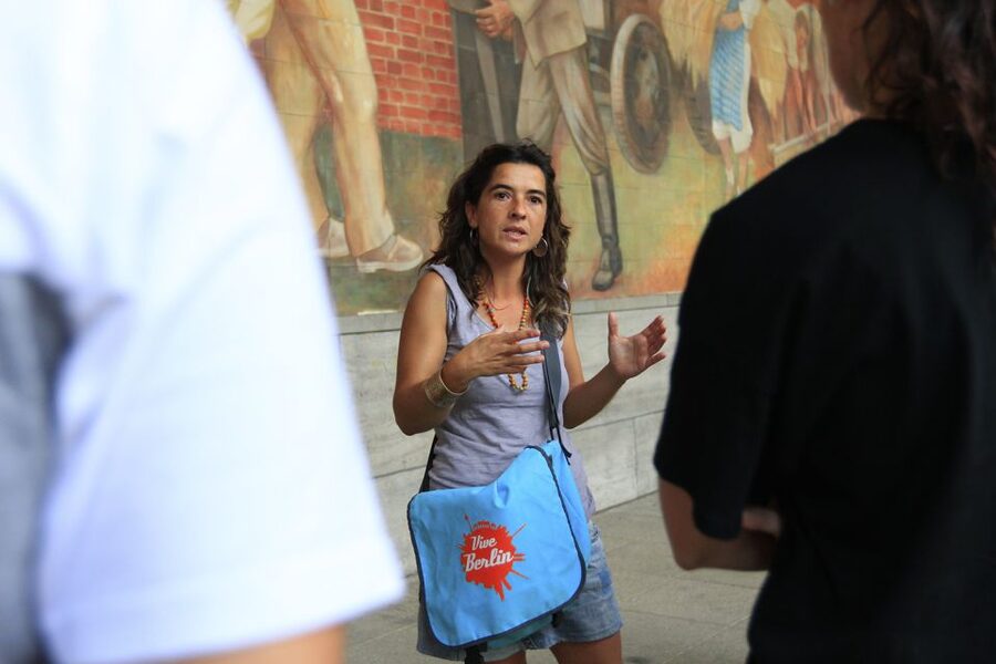 Berlin Historical Highlights Walking Tour - Checkpoint Charlie and the meaning behind the sign
