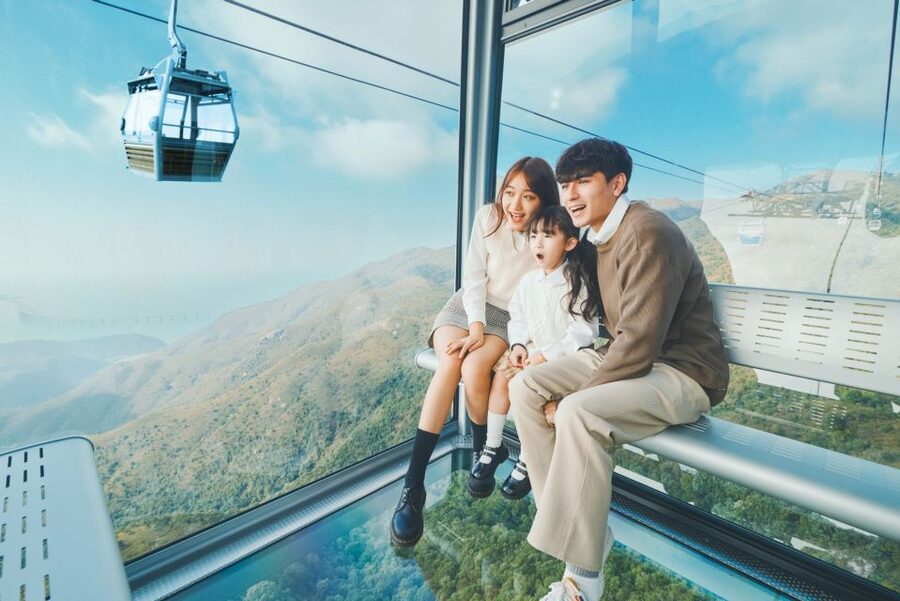 Big Buddha: Walk with Skip-the-Line NP360 Cable Car - The Ngong Ping 360 ride above Lantau Island