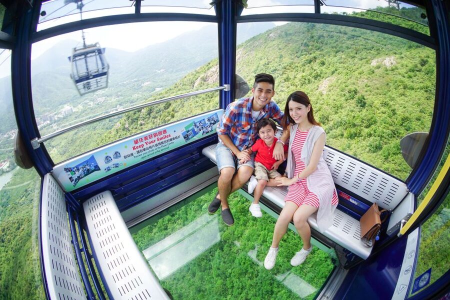 Big Buddha: Walk with Skip-the-Line NP360 Cable Car - The unusual columns of Wisdom Path