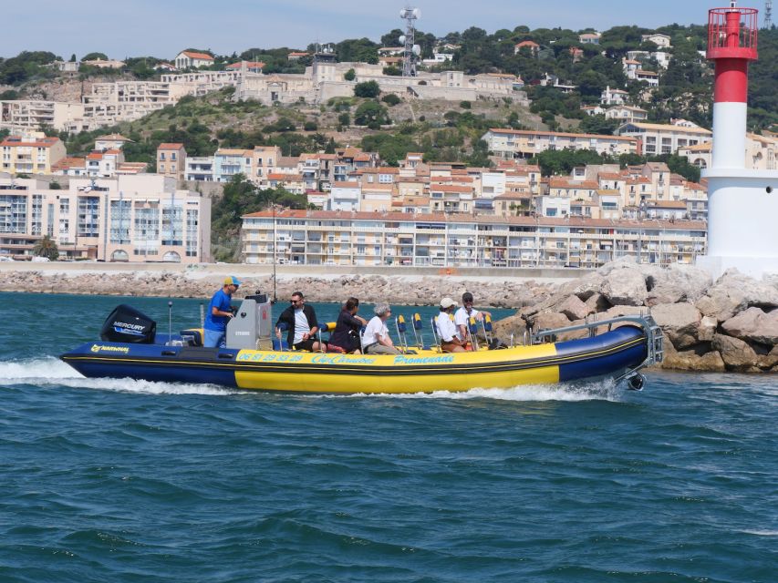Boat walk in Sete on the singular island 1 hour - What you see during the one-hour route
