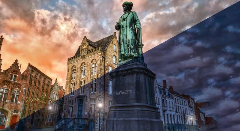 Bruges: Nightly Tales and Untold History Walking Tour - Burg Square and the city’s public face