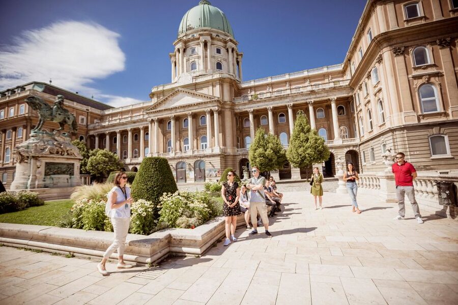 Budapest: Buda Castle Walk with Saint Stephen's Hall - How the history is presented
