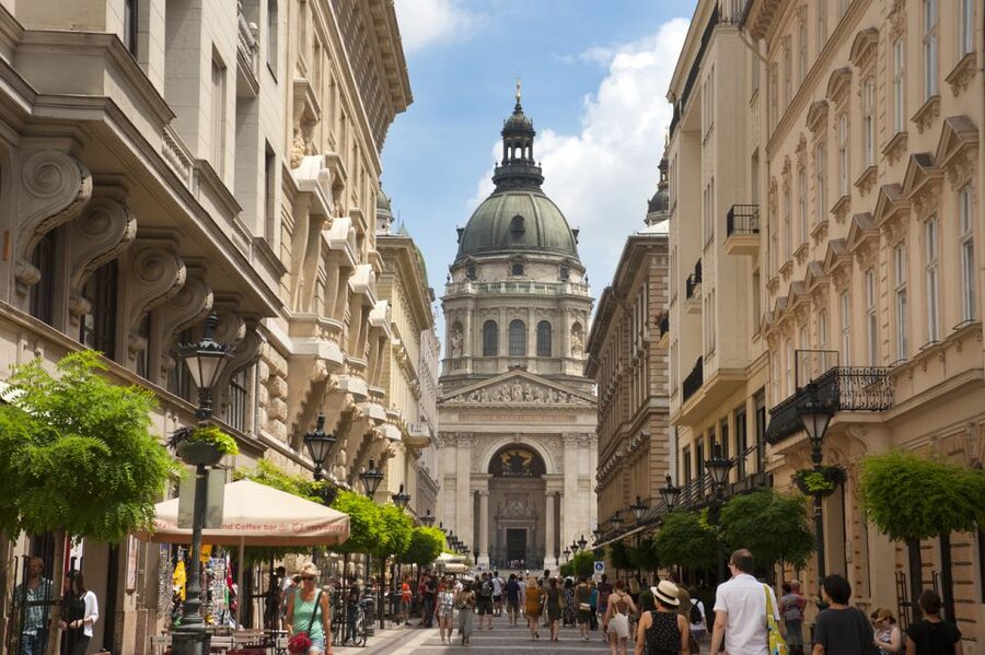 Budapest: City Center Walking Tour - Marcius 15 Square and the medieval beginning