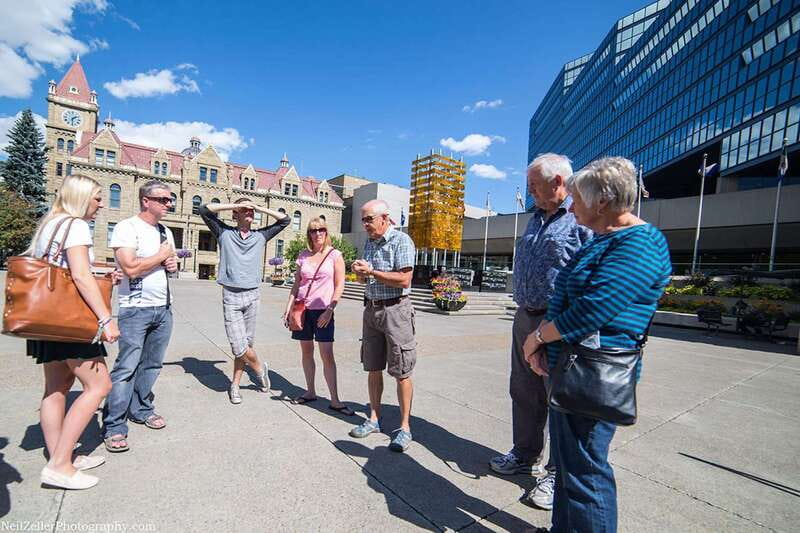 Calgary Downtown: 2-Hour Introductory Walking Tour - Municipal Plaza and the horse statue