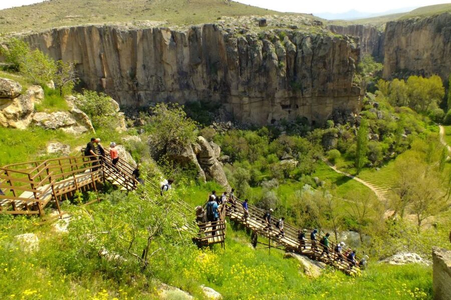 Cappadocia: Guided Full-Day Tour with Lunch and River Walk - Walking beside the river in Ihlara Valley
