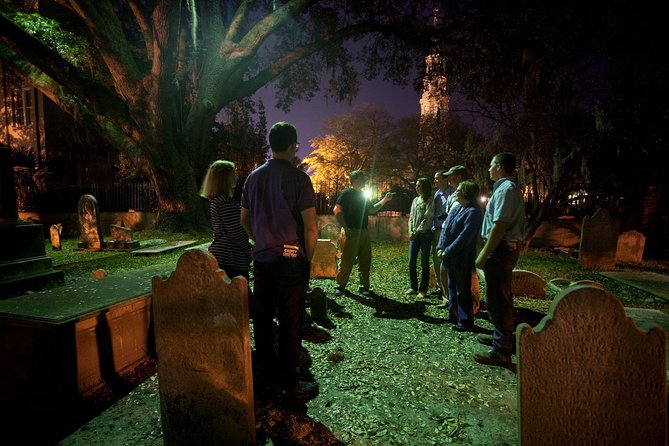 Charleston Ghost & Graveyard Night-Time Guided Walking Tour - Weather, group size, and cancellation details