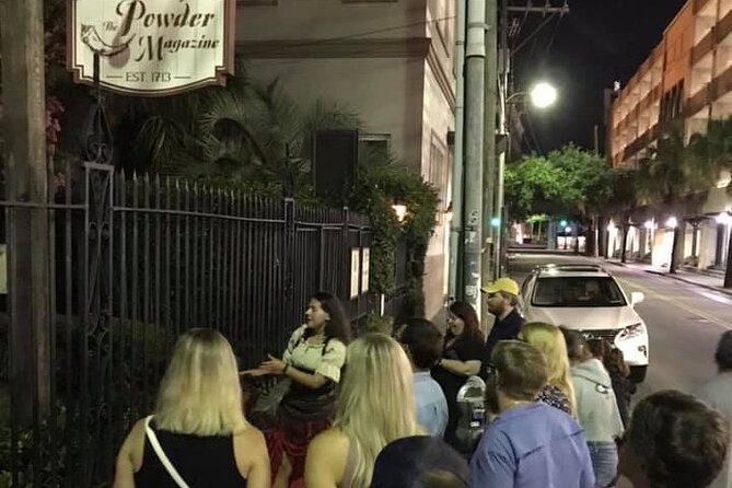 Charleston Haunted Booze and Boos Ghost Walking Tour - Charleston after dark, with a drink in hand