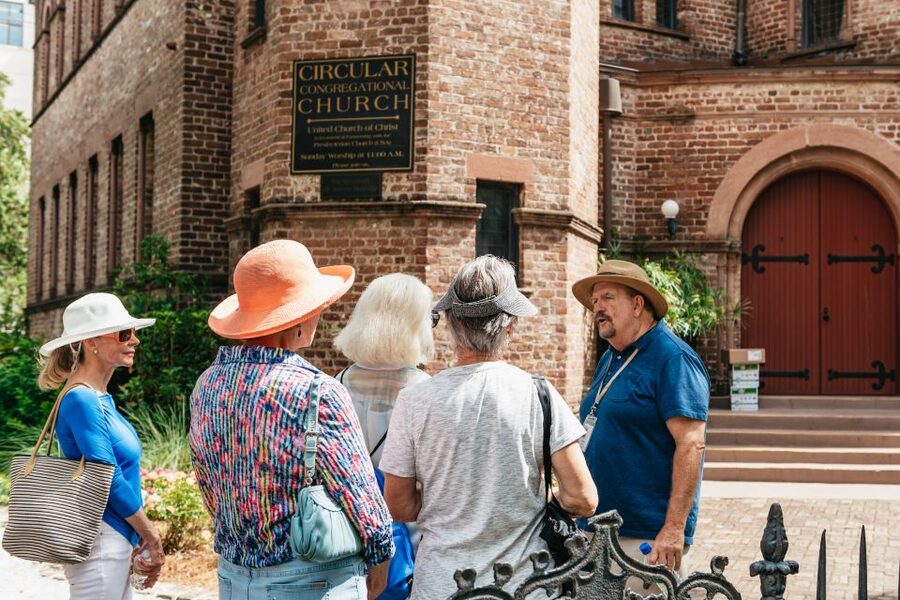 Charleston: Old Walled City Historical Walking Tour - Rainbow Row and the charm of painted homes