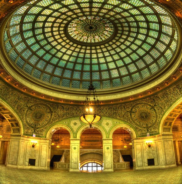 Chicago: Secret Interiors Architecture Walking Tour - Chicago Cultural Center and the reward of looking upward