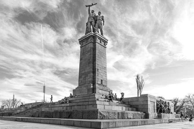 Communist Walking Tour of Sofia - The Soviet Army Monument and public protest