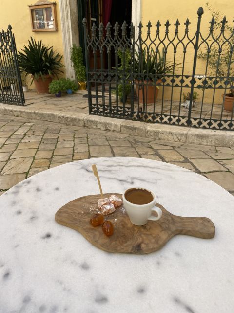 Corfu: Gastronomy Walking Tour - Stop one: a local welcome and breakfast tastes