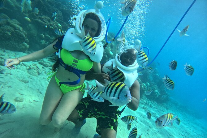 Curacao Helmet Diving-Walk the Ocean Floor, No Swimming Required - The helmet is the main comfort question
