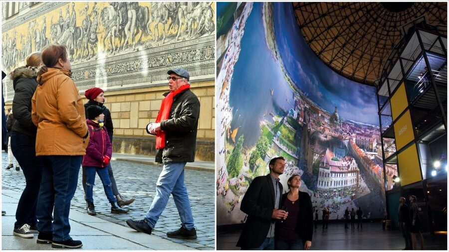 Dresden: Guided City Walk and Panometer Entrance Ticket - Key points to know