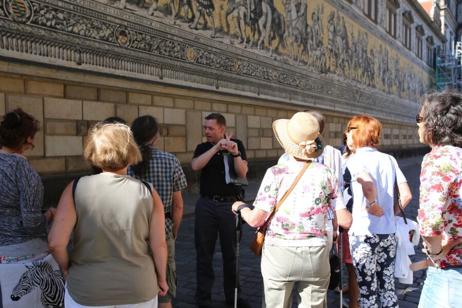 Dresden: Private Guided Walking Tour - Dresden Cathedral and the royal center