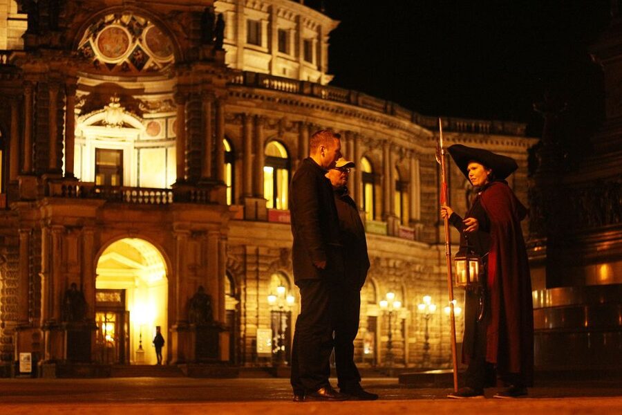 Dresden: Walking Tour with a Night Watchman including a Meal - Dinner at Freiberger Schankhaus on Neumarkt