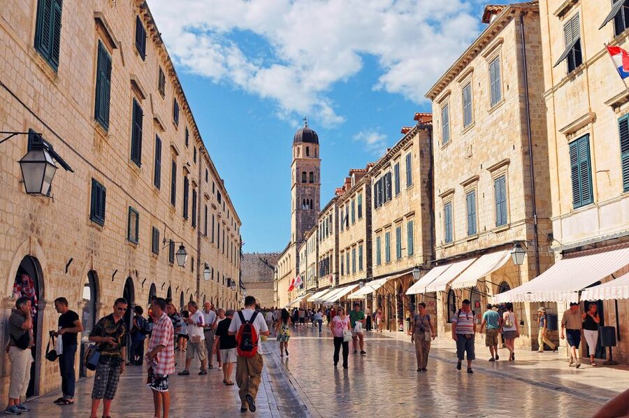 Dubrovnik: Cable Car, Walking Tour and City Walls Combo - The cable car view over the red roofs