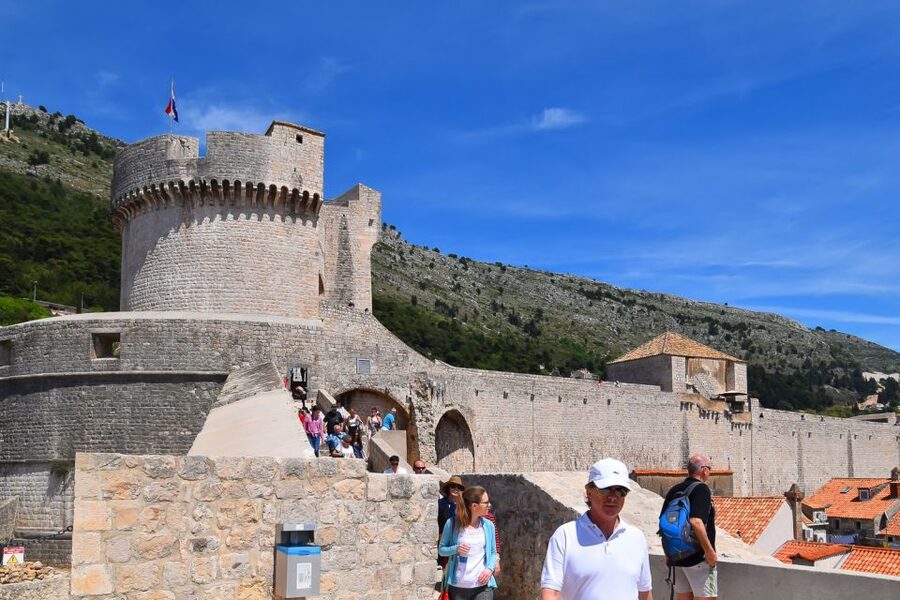 Dubrovnik: City Walls Early Morning or Sunset Walking Tour - Bokar Fortress and the western sea view