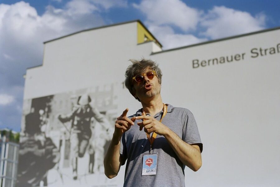 East Berlin and the Wall: Walking Tour - The TV Tower offers a useful visual reference