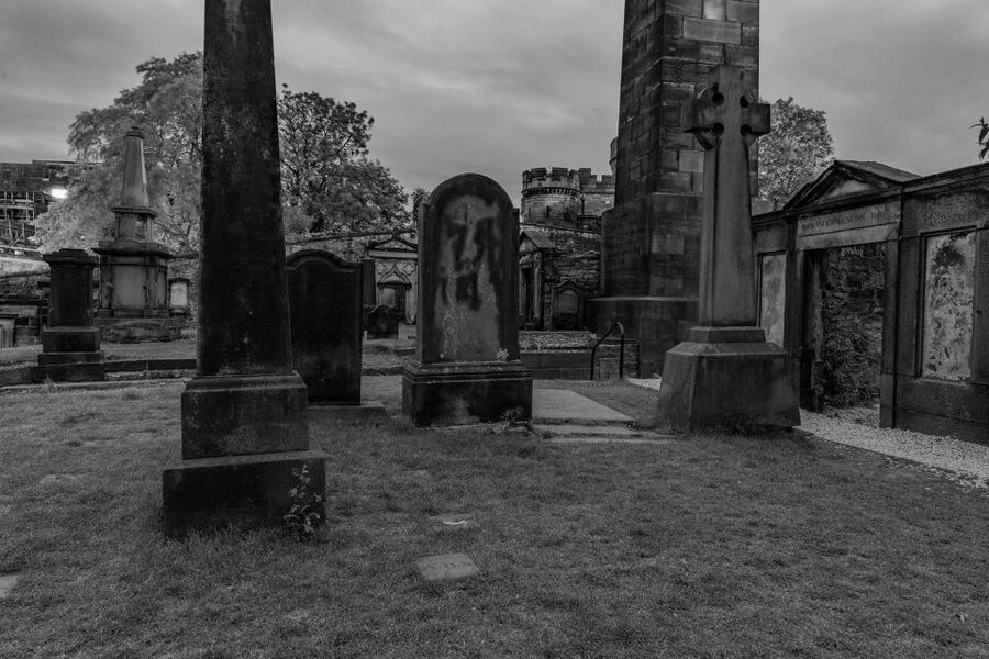 Edinburgh: Dark Secrets of the Old Town Ghost Walking Tour - Old Calton Cemetery and the best views