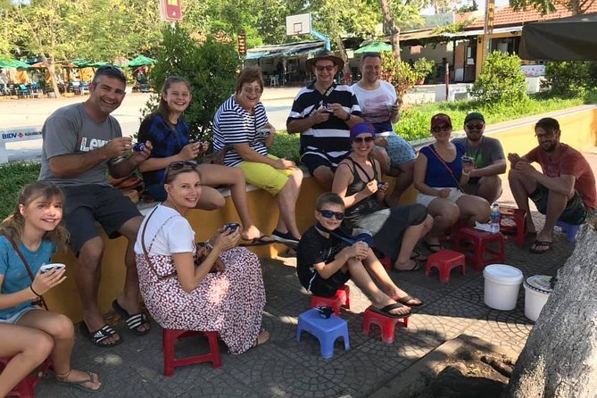 Evening Walking Food Tour, folk game and lantern boat - The 15-minute lantern boat ride