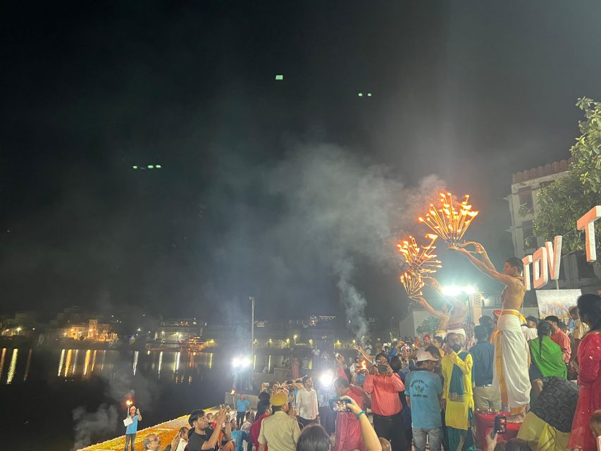 Evening Walking Tour with Fire Rituals-The Pushkar Route - The MahaAarti at Brahma Ghat