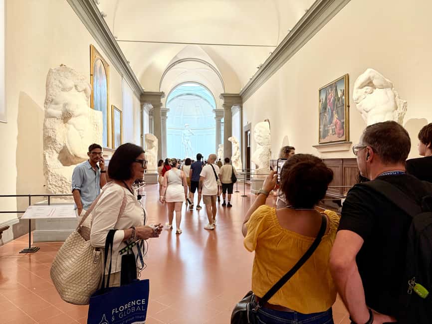 Florence: Uffizi & Accademia Small Group Walking Tour - Michelangelo’s David at the Accademia