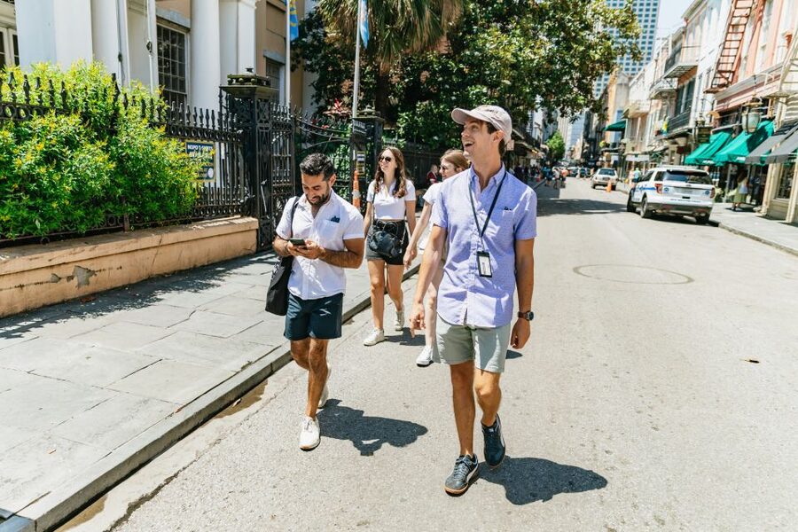 French Quarter Walking and Storytelling Tour - Meeting at the French Market jazz fountain