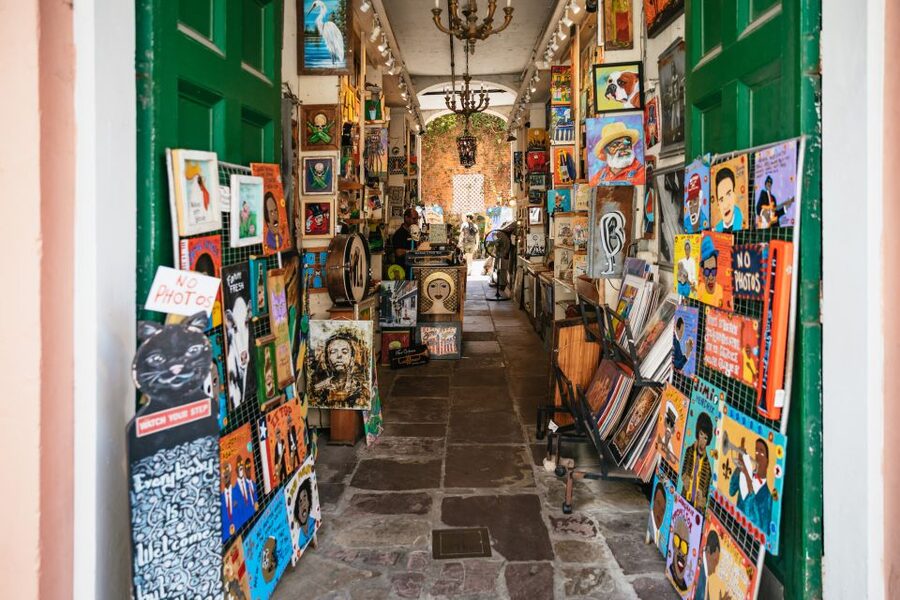 French Quarter Walking and Storytelling Tour - St. Louis Cathedral and Jackson Square