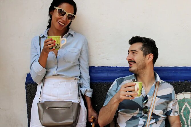Frida Kahlo VIP [Museum Tickets Included] Walk, Markets & Churros - Entering Casa Azul with useful context