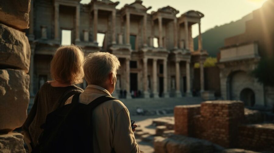 From Kusadasi/Izmir: Ephesus Private Tour with Less Walking - The Grand Theatre and Terrace Houses