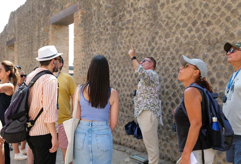 From Naples: Guided tour of Pompeii skip-the-line and round-trip train - What the two-hour Pompeii tour covers