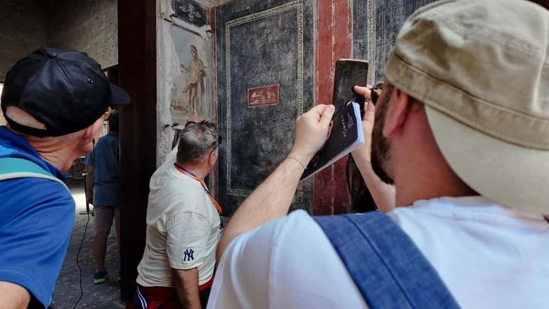 From Naples: Guided tour of Pompeii skip-the-line and round-trip train - Meeting at Napoli Centrale