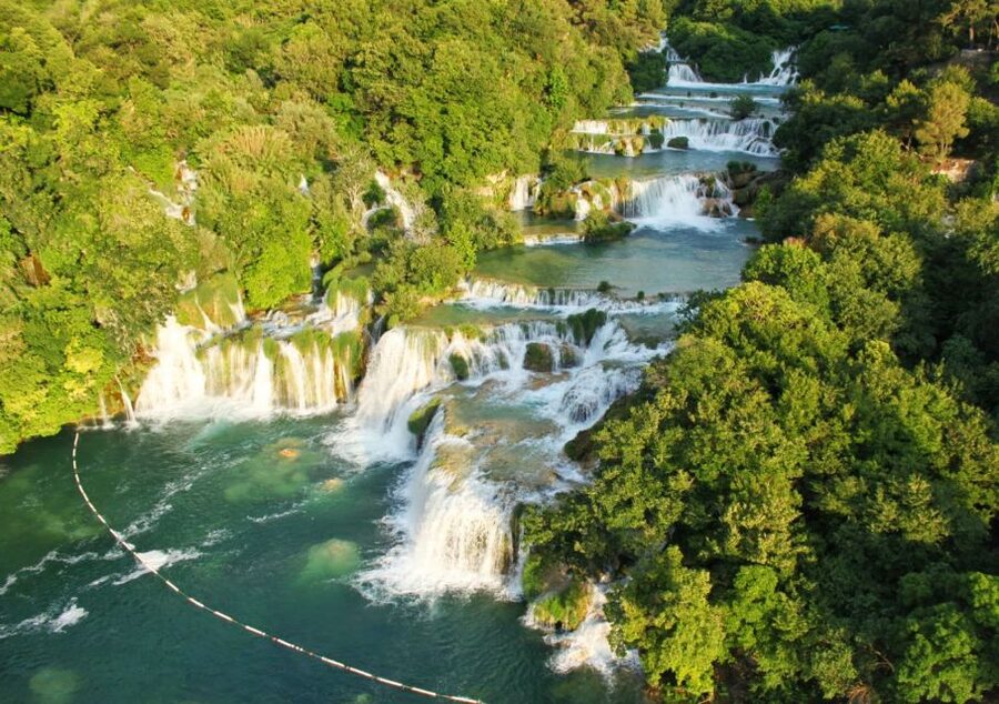 From Split: Krka Waterfalls Cruise & Trogir Walking Tour - Trogir: 75 minutes in a living museum