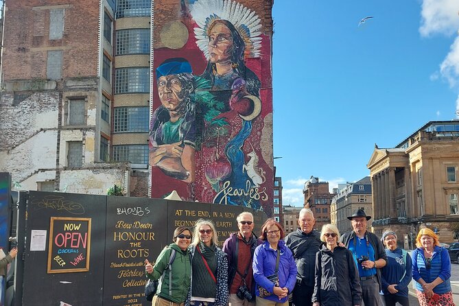Glasgow Street Art Daily Walking Tour: 2pm - The Rebel Bear’s Falling Mural