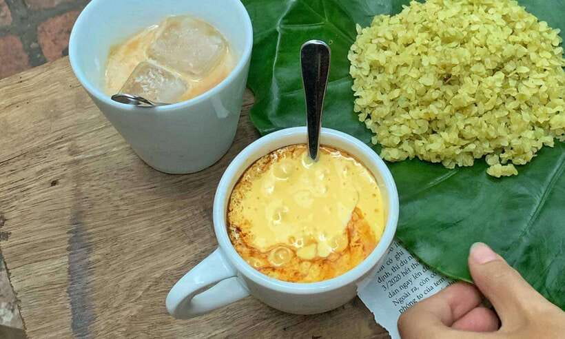 Hanoi: Michelin Guide Street Food Walking Tour - Egg coffee in a tucked-away café