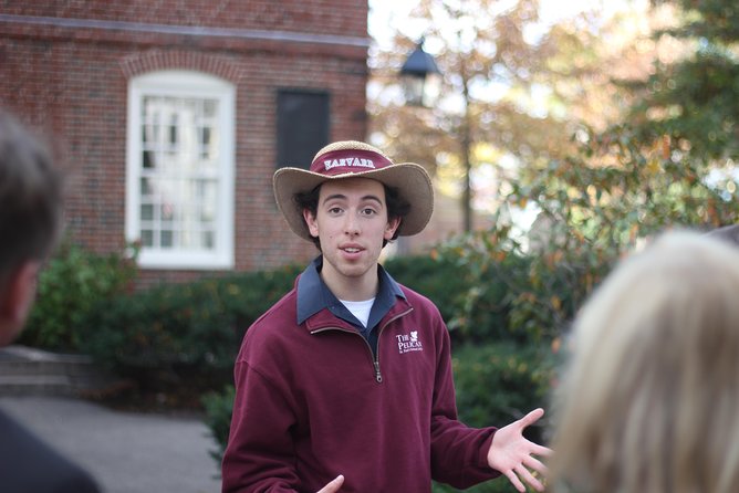 Harvard University Campus Guided Walking Tour - The John Harvard Statue and the famous shoe tip