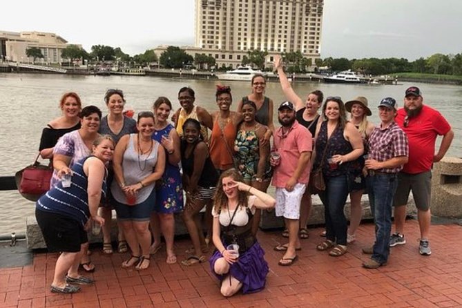 Haunted Savannah Booze and Boos Ghost Walking Tour - Four bars, old stories, and a walk through Savannah after dark
