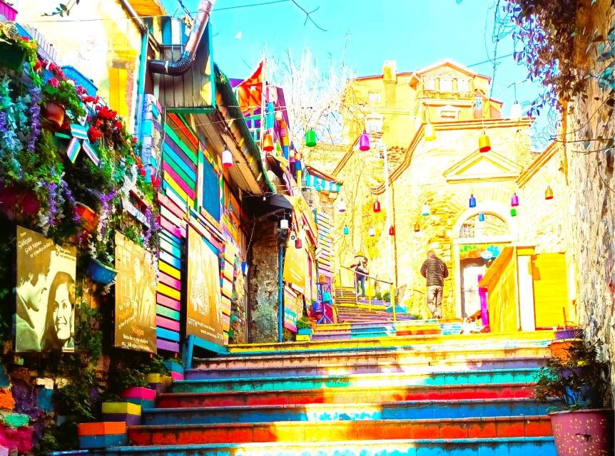 Istanbul: Fener Balat Half-day Guided Walking Tour - Colorful stairs and the Fener Greek High School