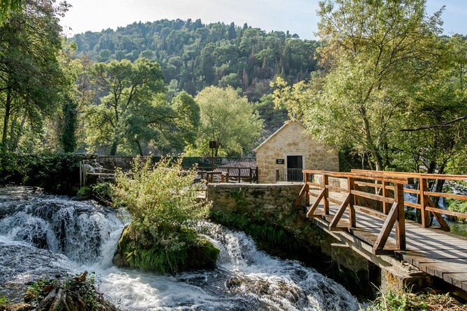 Krka Waterfalls tour with Trogir Walking tour and Krka panoramic boat cruise - Transport, timing, and group size